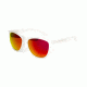 Body Glove BG 10 Sunglasses, Clear with Clear Rubberized Frogskin Frame, RED RV Polarized Lens, Polarized, 10224585.QTM