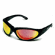 Body Specs BSG Sunglasses, Black Frame, Crismson Red/Clear/Yellow Lens, BSG/BLK FRAME.CRIMSON RED.6