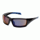 Body Specs BSS-96 Single Vision Prescription Sunglasses, Black Frame, BSS-96 BLACK FRAME.13SV