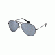 Body Specs Chrome Frame Teardrop Metal Aviator Sunglasses