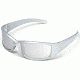 Body Specs V-8 Single Vision Prescription Sunglasses, Crystal Frame, V-8 CRYSTAL FRAME.12SV