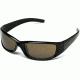 Body Specs Sunglasses V-8 Shiny Black Nylon Frame Smoke Lens V-8 SHINY BLACK SMK13