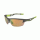Bolle Bolt Small Sunglasses, Smoke/Lime Frame, Photochromic, Modulator Brown Emerald Oleo AF Lens, 12092