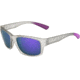 Bolle Holman Single Vision Prescription Sunglasses, Matte Grey / Crystal Purple Frame, 12362SV