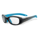 Bolle Kids Crunch Sport Protective Eyewear - Grey and Blue Frame,Clear Anti Fog/Scratch Lens 12002