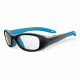 Bolle Kids Crunch Sport Protective Eyewear - Grey and Blue Frame,Clear Anti Fog/Scratch Lens 12001