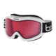 Bolle Mojo Ski/Snowboard Goggles - Shiny White Frame and Vermillon Lens 20574