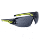 Bolle Silex+ Safety Glasses, Grey Black Frame, Smoke Assembled in America Lens, SILEXPPSFSA