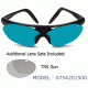 Bolle Parole Sunglasses with Interchangeable Lenses, Black Frame, Competivision and TNS Gun Lens Sets, 0754201500