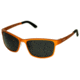 Breed Hydra Sunglasses, Orange Titanium Frame, Black Lens BSG022OG