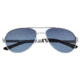 Breed Leo Sunglasses, Silver Titanium Frame, Blue Polarized Lens, Silver/Blue, One Size, BSG051SL