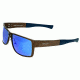 Breed Stratus Sunglasses, Brown Titanium, Blue Lens BSG010BN