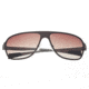 Sunglasses Atmosphere 004BN, Brown Titanium Frame, Brown Lens