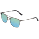 Breed Zodiac Sunglasses, Gunmetal Titanium Frame, Green/Blue Polarized Lens, Gunmetal/Green-Blue, One Size, BSG053GM