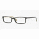 Brooks Brothers BB 2009 BB2009 Single Vision Prescription Eyeglasses 6053-5217 - Black / Horn Frame, Demo Lens Lenses