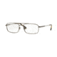 Brooks Brothers BB1033 Progressive Prescription Eyeglasses 1515-53 - Matte Lt Gunmetal Frame