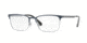 Brooks Brothers BB1054 Single Vision Prescription Eyeglasses, 54mm, Gunmetal / Silver, BB1054-1682-54-SV