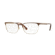 Brooks Brothers BB1054 Single Vision Prescription Eyeglasses 1683-54 - Brown/Gold Frame