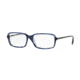 Brooks Brothers BB2027 Eyeglass Frames 6091-53 - Navy Horn/dark Gunmetal Frame
