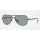 Brooks Brothers BB4003S Sunglasses 10049A-5714 - Black Green Frame, Solid Grey Lenses