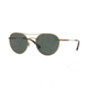 Brooks Brothers BB4048 Sunglasses 164171-52 - Antique Brass Frame, Green Solid Lenses
