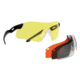 Browning Ace II Shooting Glasses w/Interchangeable Smoke, Yellow,Vermilion and Clear Lenses 12716