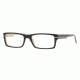 Burberry BE2079 Bifocal Eyeglasses, Top Black On Cream Frame / 52 mm Prescription Lenses, 3199-5217