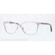 Burberry BE1255 Bifocal Prescription Eyeglasses 1166-53 - Brushed Silver Frame, Demo Lens Lenses