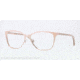 Burberry BE1255 Bifocal Prescription Eyeglasses 1188-53 - Pink Gold Frame, Demo Lens Lenses