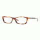 Burberry BE2129 Single Vision Prescription Eyeglasses 3316-5115 - Havana Frame