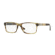 Burberry BE2162 Single Vision Prescription Eyeglasses 3611-53 - Striped Green Frame