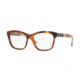 Burberry BE2227 Single Vision Prescription Eyeglasses 3601-52 - Light Havana Frame