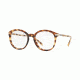 Burberry BE2264 Single Vision Prescription Eyeglasses 3278-50 - Light Havana Frame