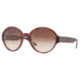 Burberry BE4111 Sunglasses 319613-5619 - Red Havana Frame, Brown Gradient Lenses