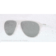 Burberry BE4142 Sunglasses 33946G-59 - Top Transp/white Frame, Gray Mirror Silver Lenses