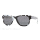 Burberry BE4149 Single Vision Prescription Sunglasses BE4149-341387-53 - Lens Diameter 53 mm, Frame Color White/Black
