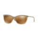 Burberry BE4185 Sunglasses 33546H-57 - Brown Gardient Frame, Brown Mirror Gold Lenses