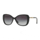 Burberry BE4238F Sunglasses 30018G-57 - Black Frame, Gray Gradient Lenses