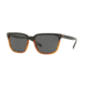 Burberry BE4255 Sunglasses 36505V-56 - Top Black On Amber Frame, Grey Lenses