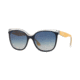 Burberry BE4270F Bifocal Prescription Sunglasses BE4270F-37324L-55 - Lens Diameter 55 mm, Frame Color Top Blue On Transparent