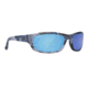Calcutta Steelhead Sunglasses True Timber Blue Camo/Blue Mirror 63mm Lens, SH1BMTTBC