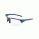 Caldwell S&amp;W Corporal Half Frame Shooting Glasses ,Blue Frame, Clear Lens, 110164
