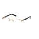 Calligraphy Collections F-370 SESC F37000 Progressive Prescription Eyeglasses - Col1 - Light Gold SESC F370005545 GO