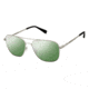 Canali 205 Sunglasses - Frame SHINY SILVER, Lens Color G-15 Methane CO20502