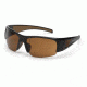 Carhartt Carbondale by Pyramex Safety Thunder Bay Bronze polarized lens with black frame CHB516DTB