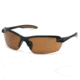 Carhartt Spokane Safety Glasses w/Bronze Lenses, Black, CHB318DCC