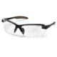 Carhartt Spokane Safety Glasses w/Clear Lenses, Black, CHB310DCC