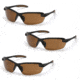 Carhartt Thunder Bay Safety Glasses, Gray Anti-fog Lens w/ Black Frame, Pack of 3