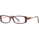 Carmen Marc Valvo CM Adriel SECM ADRI00 Eyeglass Frames - Wine SECM ADRI005235 RD