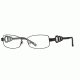 Carmen Marc Valvo CM Fabiona SECM FABI00 Progressive Prescription Eyeglasses - Onyx SECM FABI005230 BK